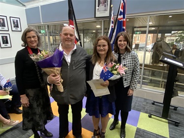 Naviya Tongcherd and her partner