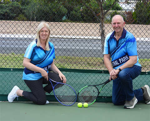 Central Park Tennis Club members Sharon Clough and Keith Starick (web).png