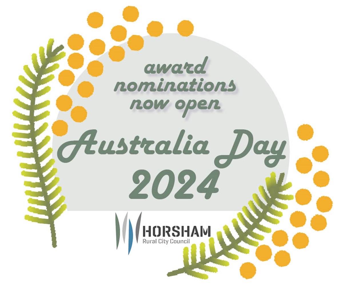 Nominate now for 2025 Australia Day Awards Horsham Rural City Council