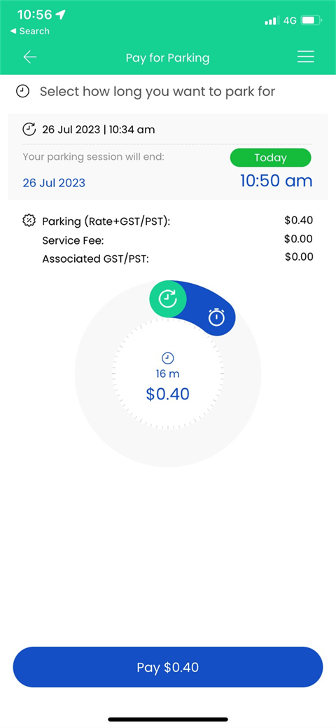 Blinkay parking app 