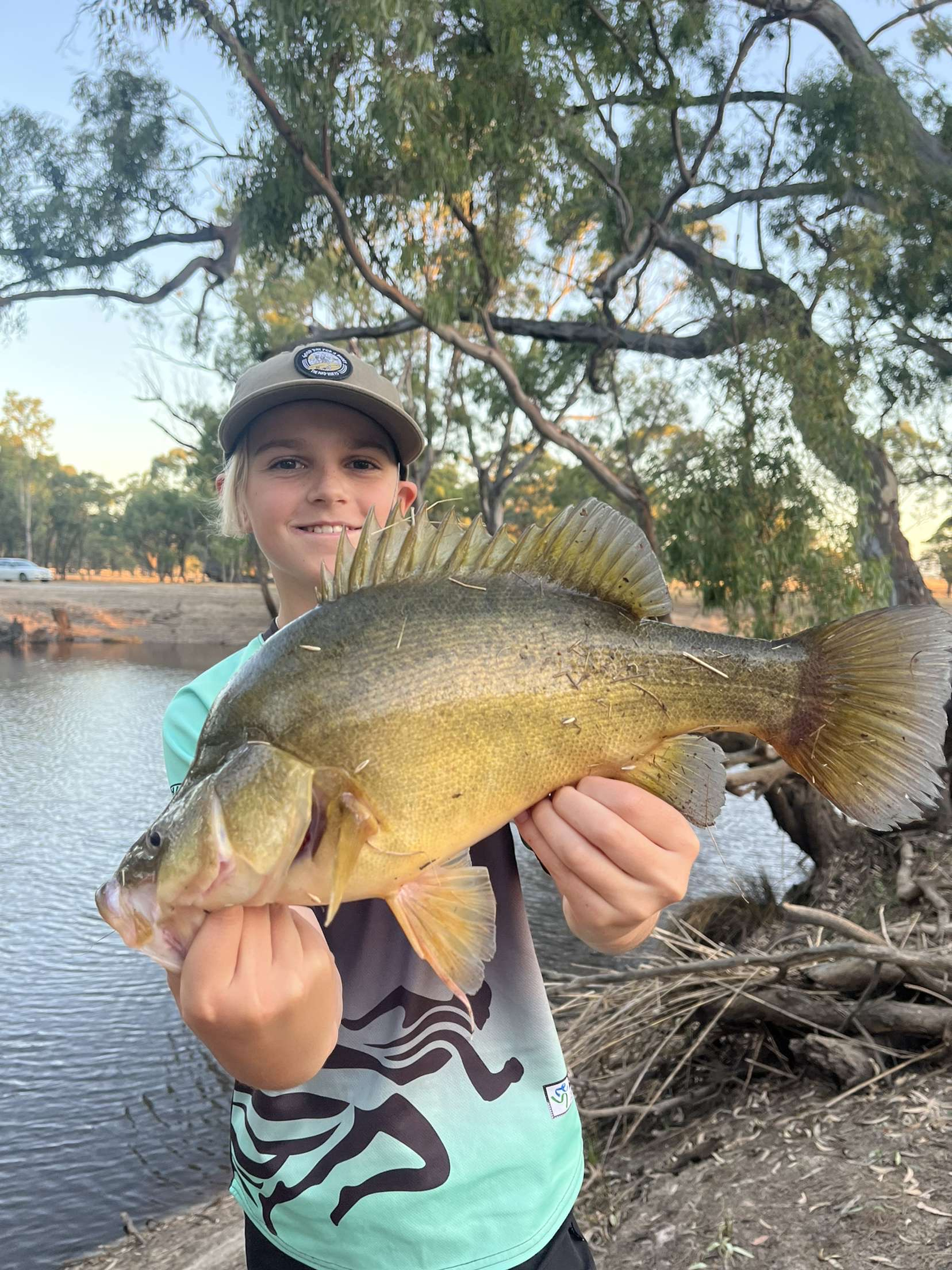 Campbell Stasinowsky with a Wimmera River Yellow Belly (WCMA)