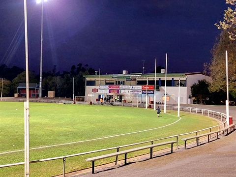 City Oval at night
