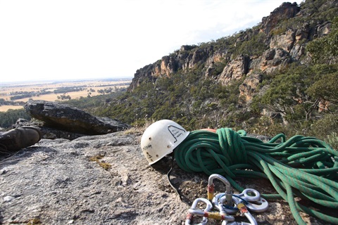 Climbing Mt Arapiles 1.JPG