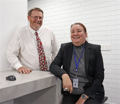 Graeme Harrison and new Director Corporate Services Kim Hargreaves.png