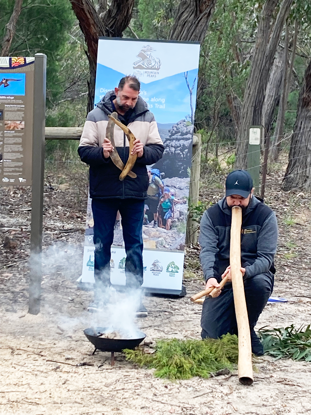 Grampians Peaks Trail opening smoking ceremony.png