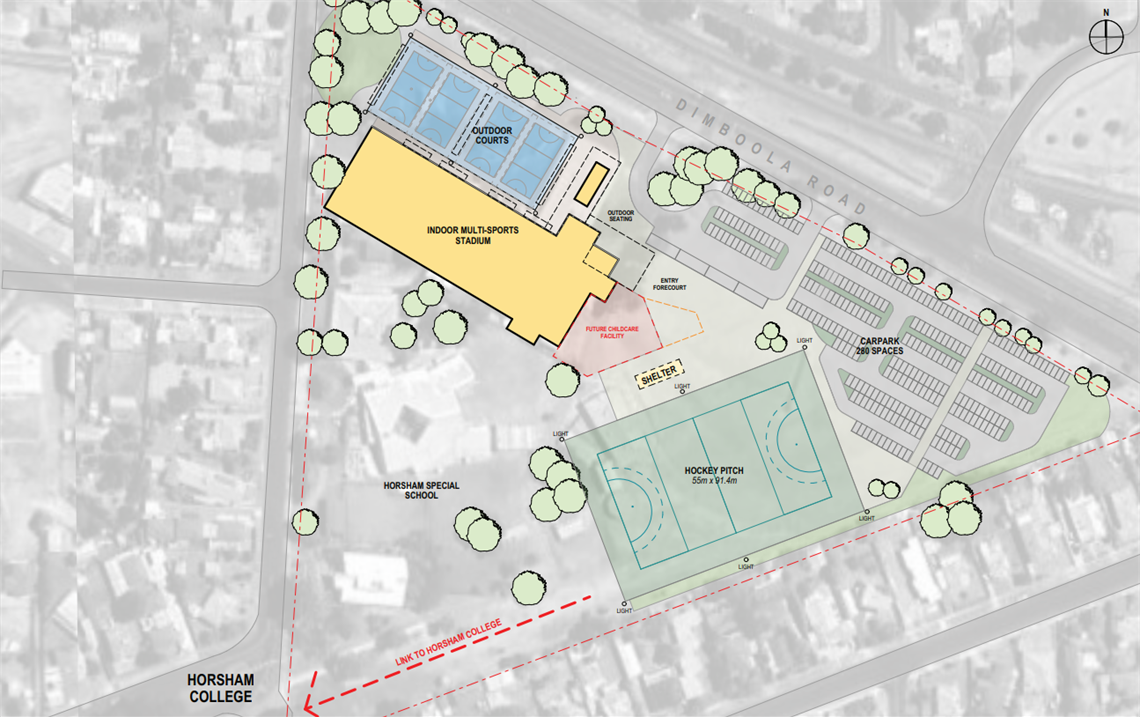 Horsham College sports hub concept plan.PNG