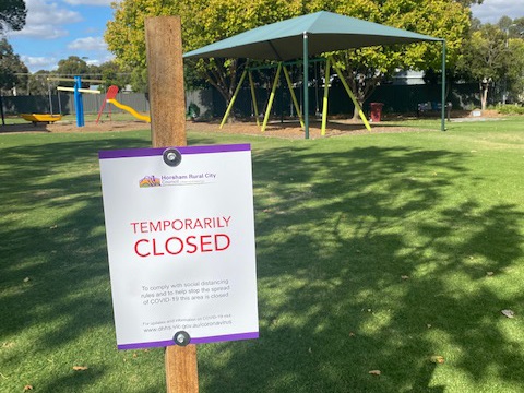 Botanic Gardens playground closed