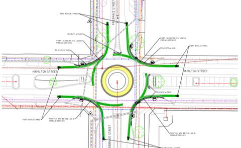 Hamilton Street roundabout plans.PNG