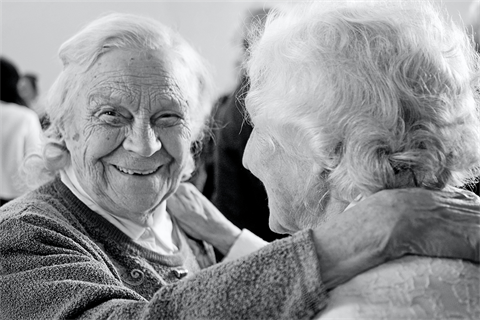 Seniors dancing