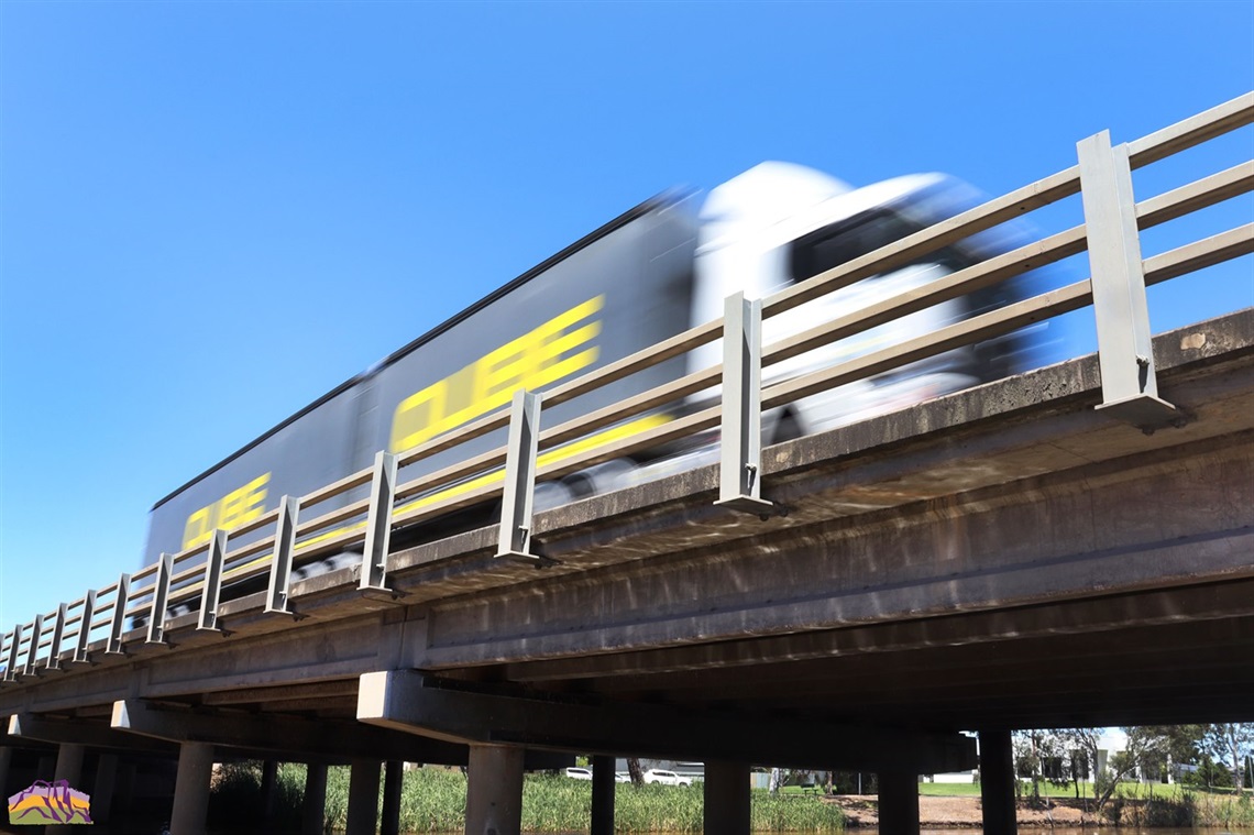 Truck On Bridge 