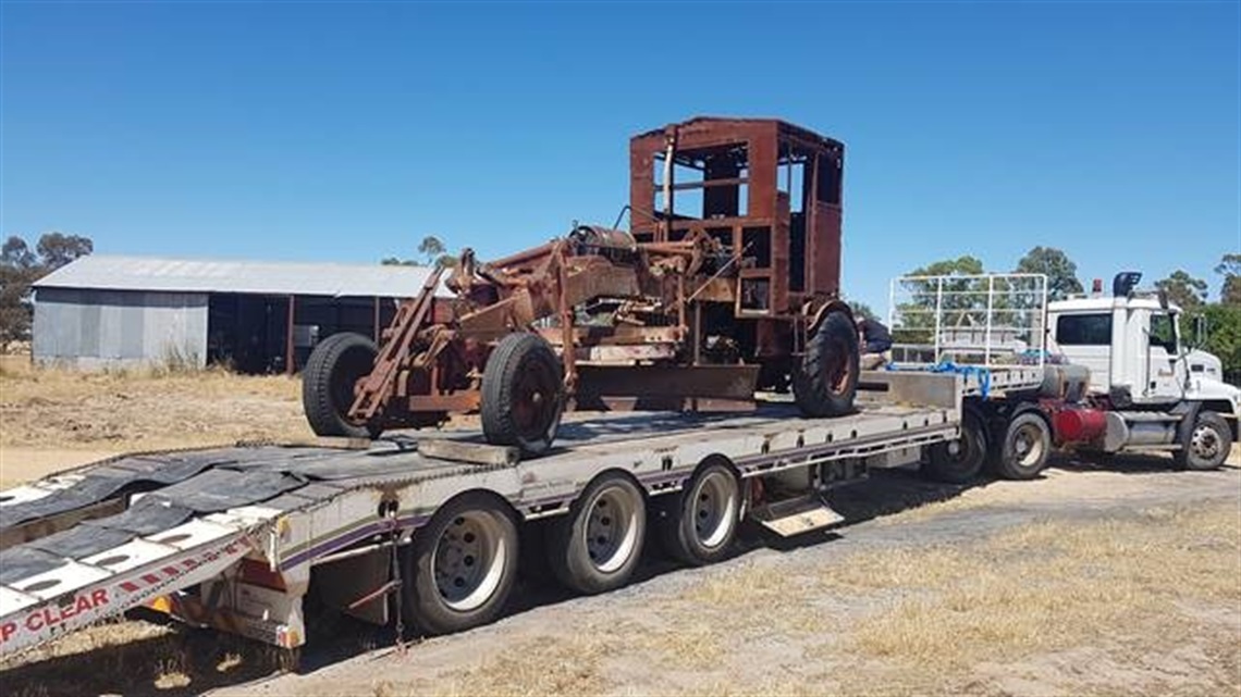 World War II era grader from former Arapiles Shire.jpg